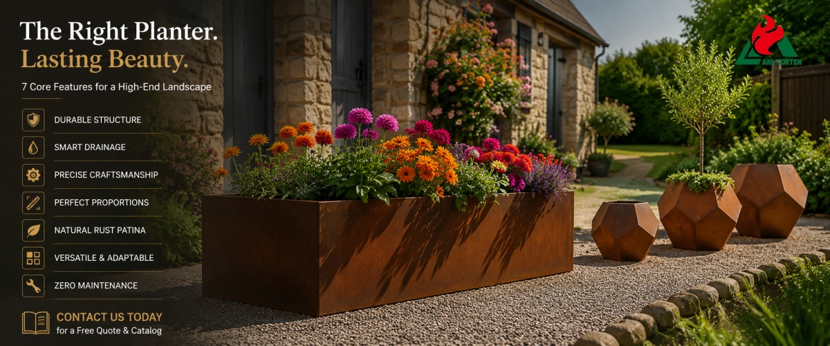 Corten Planters